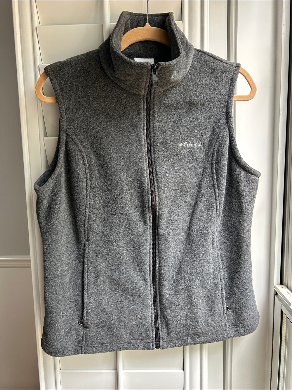 Columbia Gray Fleece Vest